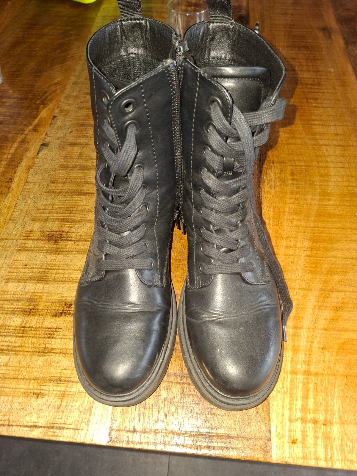 Zwarte veterboots maat 40 van Graceland (Van Haren), Ophalen of Verzenden