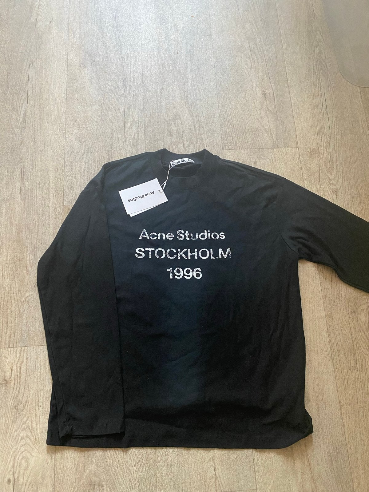 Acne Studios longsleeve maat M, Ophalen of Verzenden, Zo goed als nieuw, Maat 48/50 (M), Zwart