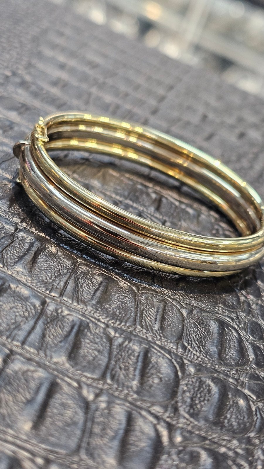 14karaat slavenarmband bi-color 26.95 gram, Ophalen of Verzenden, Zo goed als nieuw, Goud, Goud