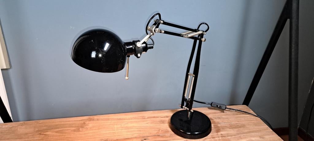 IKEA Forsa bureaulamp - Zwart, werkend, max 40W, Ophalen of Verzenden