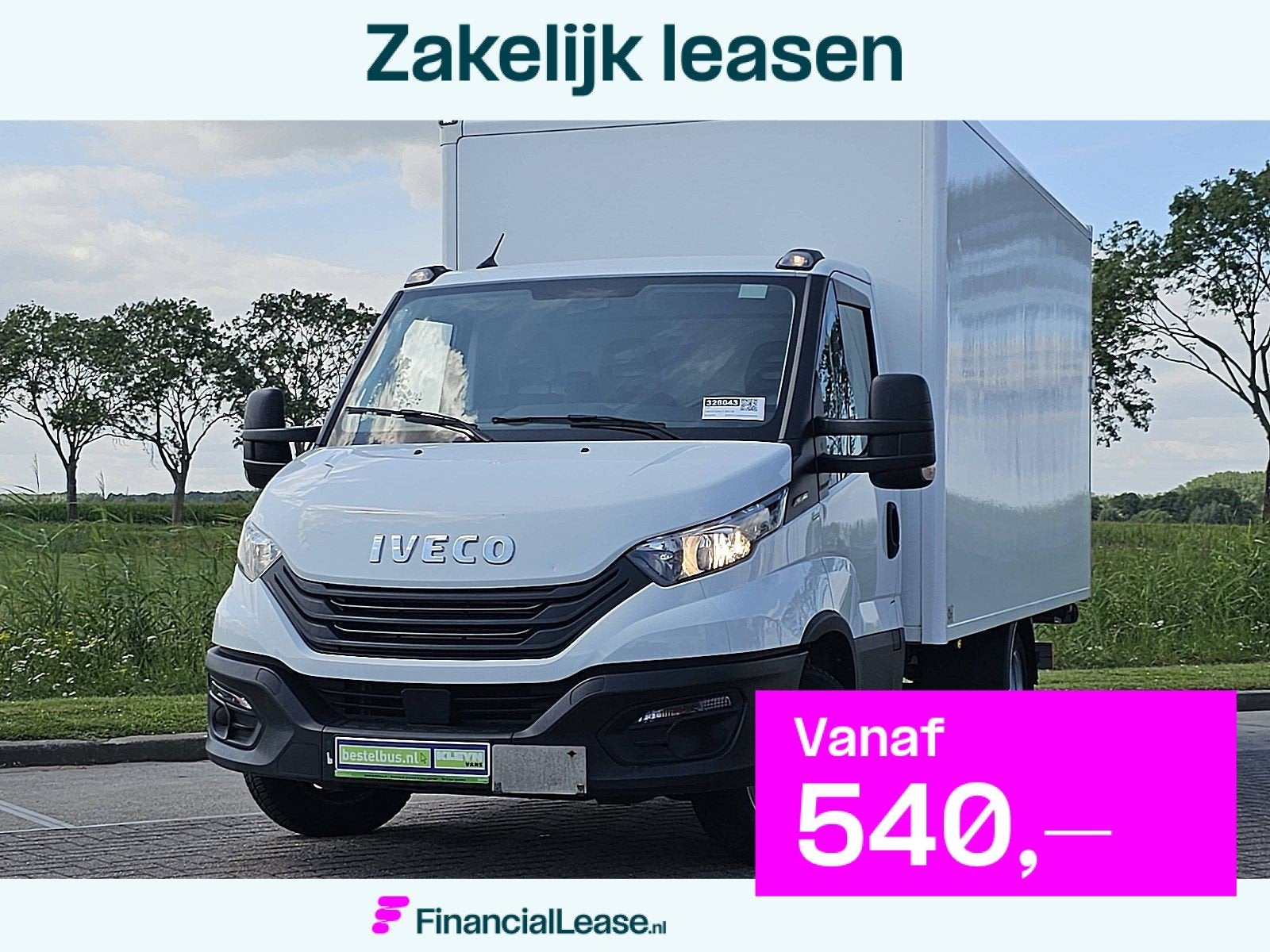 IVECO DAILY 35C16 bakwagen laadklep, Gebruikt, Euro 6, 156 pk, Iveco