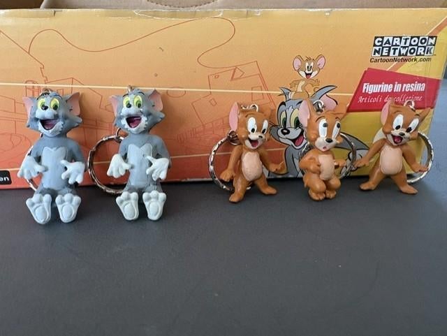 5 sleutelhangers Tom en Jerry samen, Ophalen of Verzenden, Nieuw