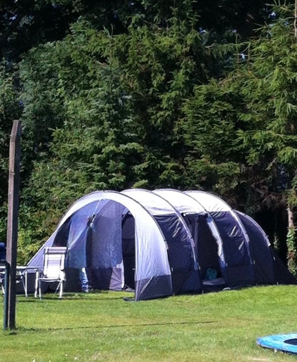 4 persoons tunneltent Iowa 310 Vrijbuiter Outdoor, Caravans en Kamperen, Ophalen of Verzenden, Gebruikt, Tot en met 4