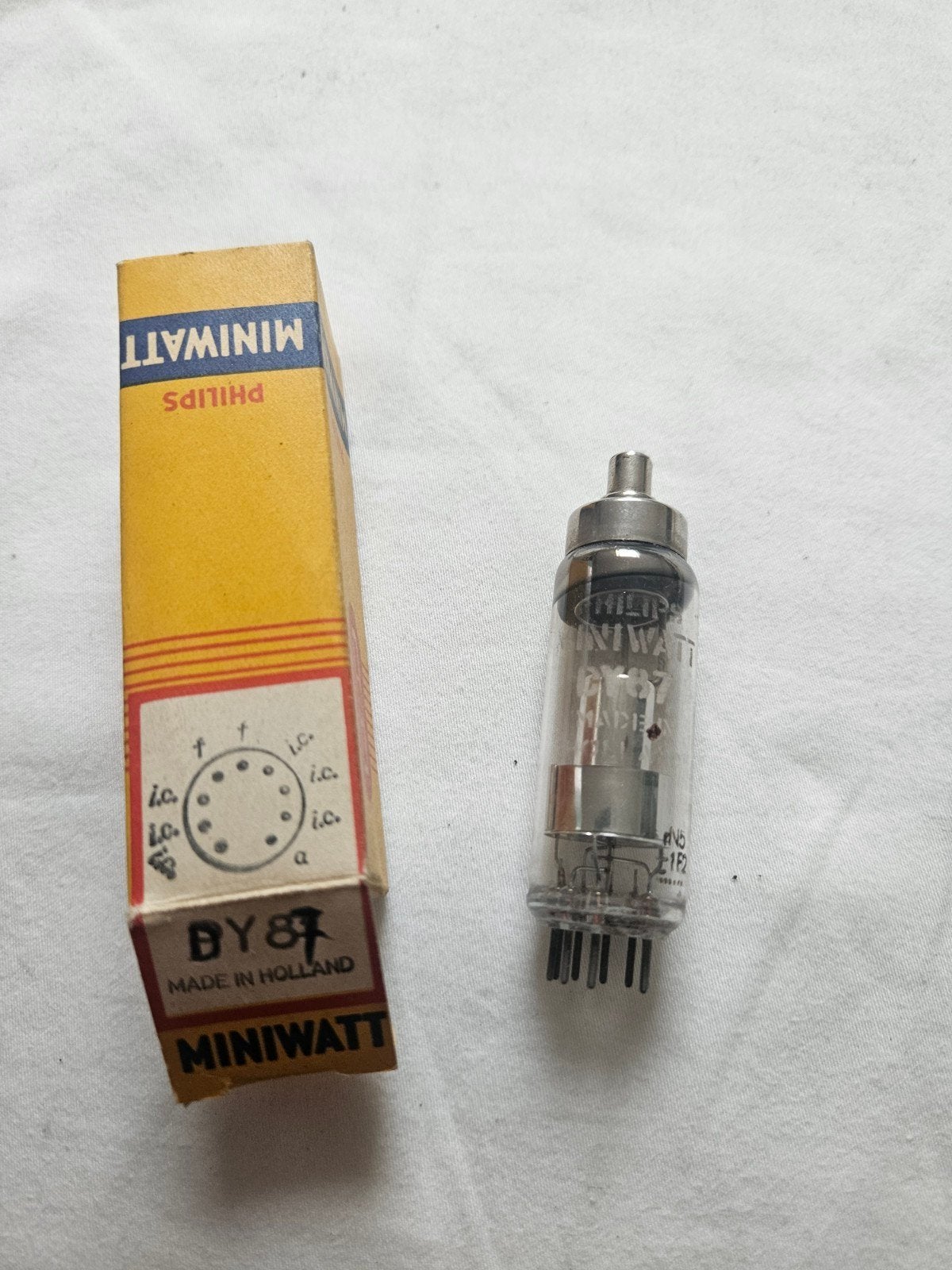 Miniwatt Philips DY87 buis - Made in Holland, Ophalen of Verzenden
