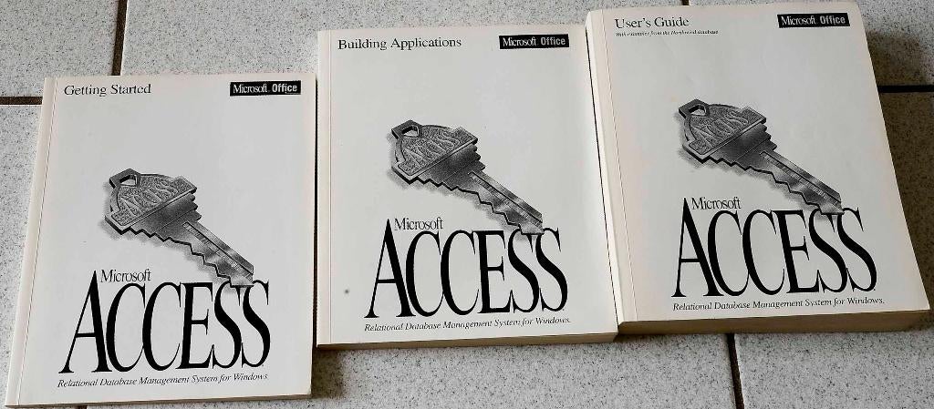 Microsoft Office Access (engelstalig), Boeken, Ophalen, Zo goed als nieuw, Software