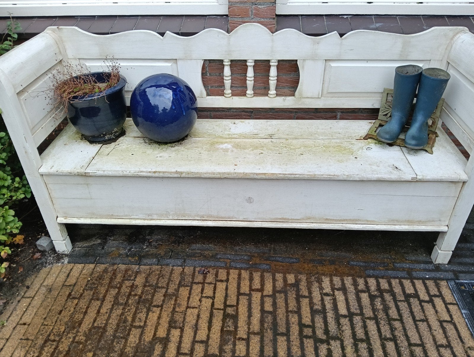 Klepbank, Ophalen, Gebruikt, Hout