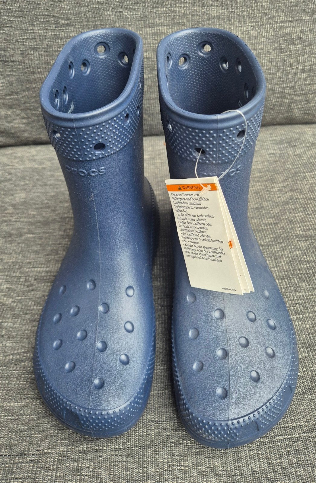 Crocs regenlaarzen - Blauw - Maat 7/9, Ophalen of Verzenden, Nieuw, Blauw