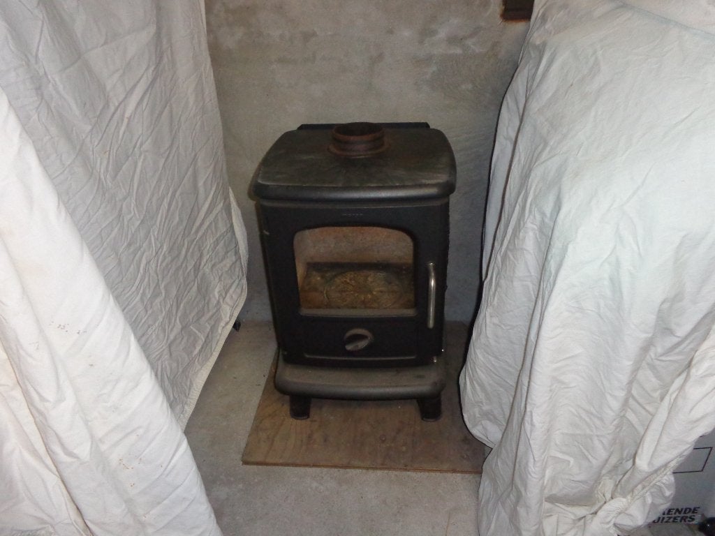 hout kachel, Huis en Inrichting, Kachels, Ophalen, Gebruikt, Houtkachel, Vrijstaand