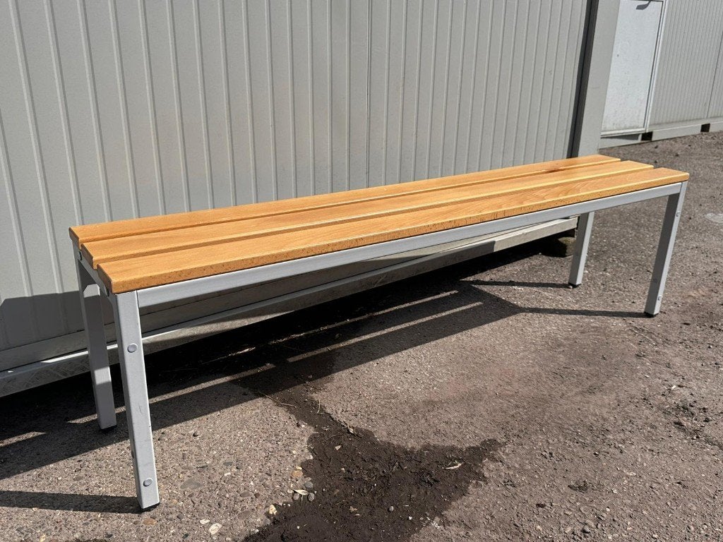 Kleedkamerbank, garderobebank terrasbank zitbank, Ophalen, Gebruikt, Hout