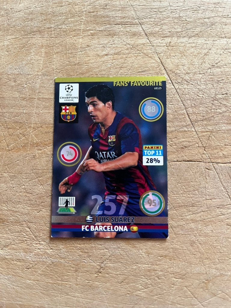 Luis Suarez Fans Favourite Barcelona UE125, Ophalen of Verzenden, Zo goed als nieuw, Plaatje