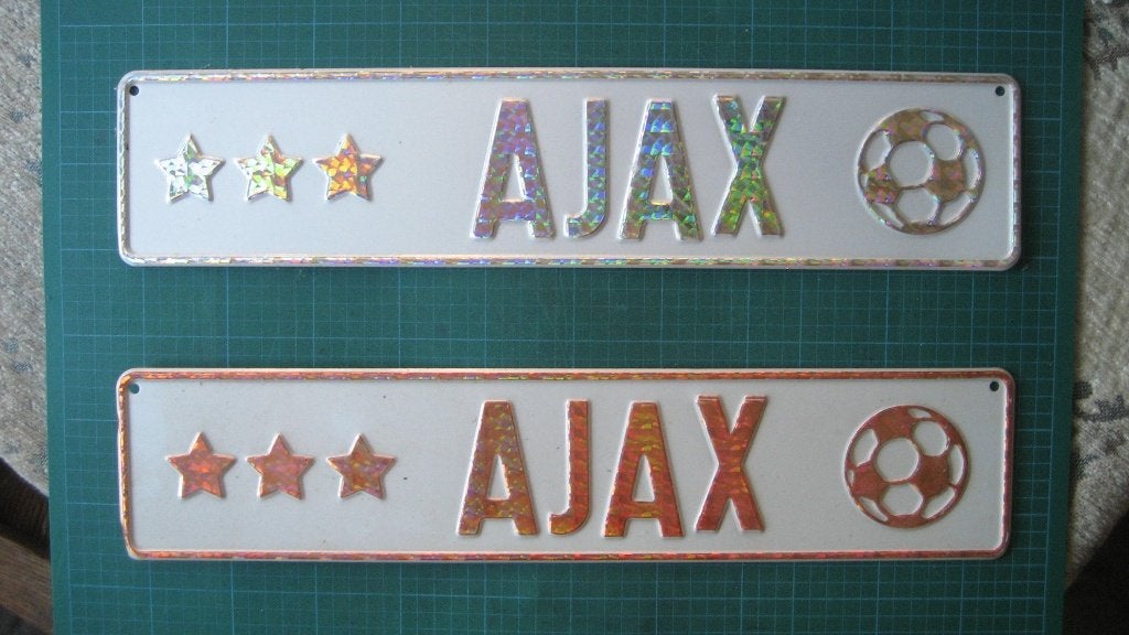 AJAX bordjes, Ophalen of Verzenden, Zo goed als nieuw, Ajax, Overige typen