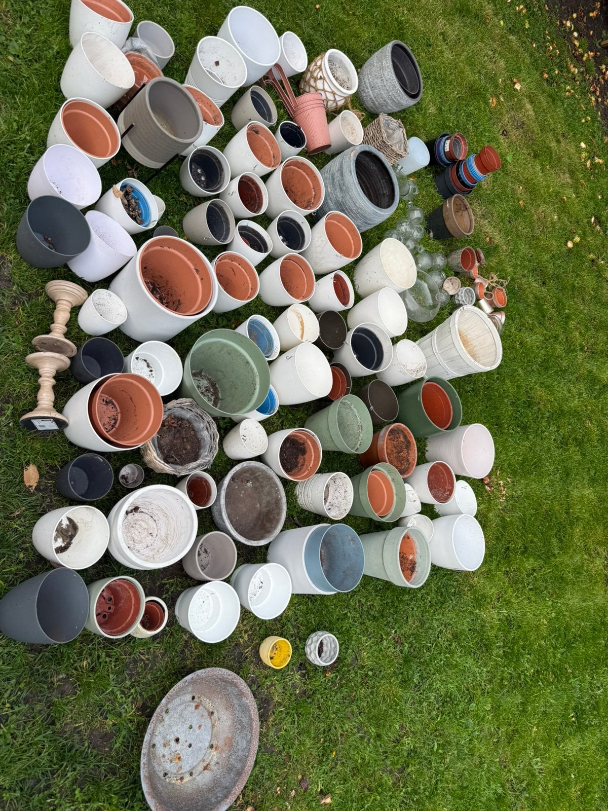 Bloempotten (binnen) t.e.a.b., Ophalen, Kunststof, Rond, Binnen