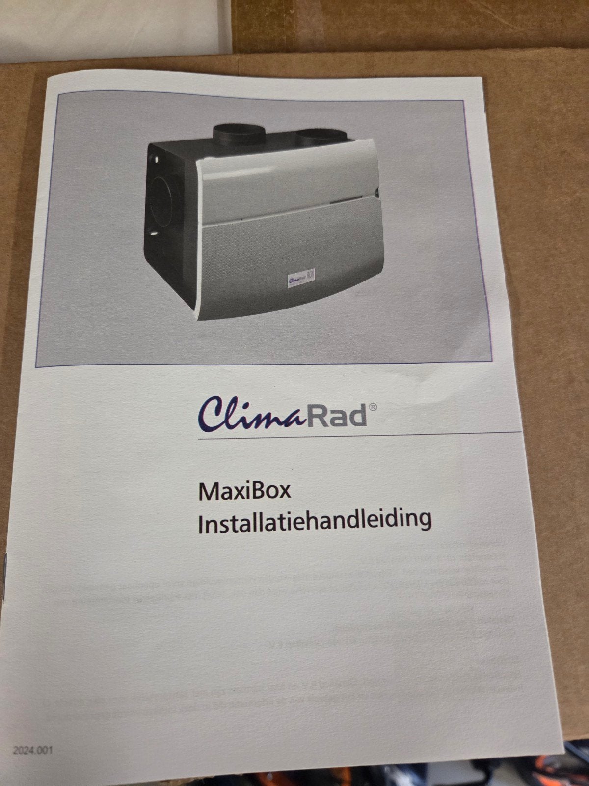 ClimaRad MaxiBox Ventilator en Afzuiger - Nieuw in doos, Ophalen of Verzenden, Nieuw, Ventilator en Afzuiger