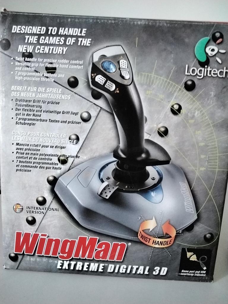 Logitech WingMan Extreme Digital 3D joystick, Ophalen of Verzenden