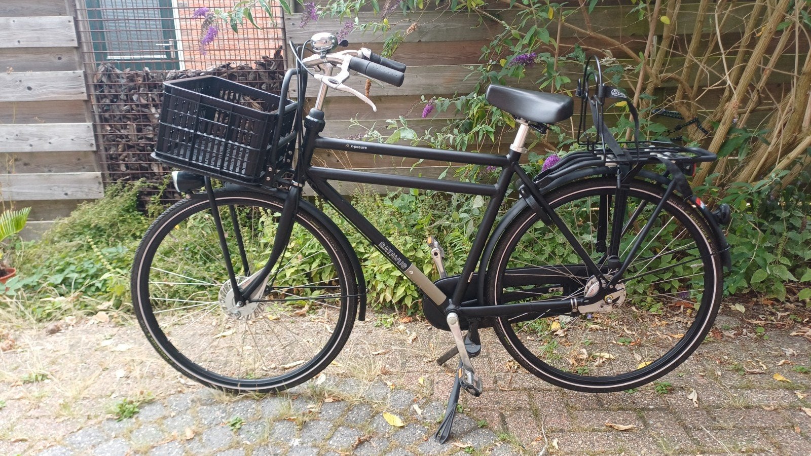 Batavus Herenfiets 28 inch. Krat + Monkey-Mee - Goede staat!, Ophalen, Gebruikt, Batavus, Versnellingen