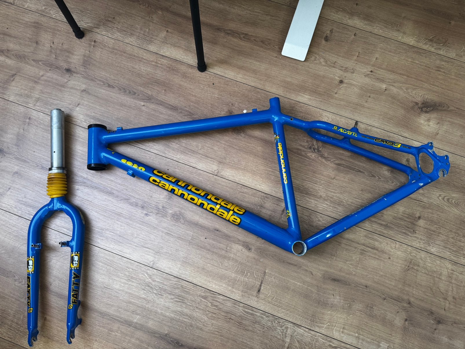 Unieke Cannondale CAAD3 Frame & Fatty D Vork, Frame, Gebruikt, Ophalen of Verzenden, Aluminium