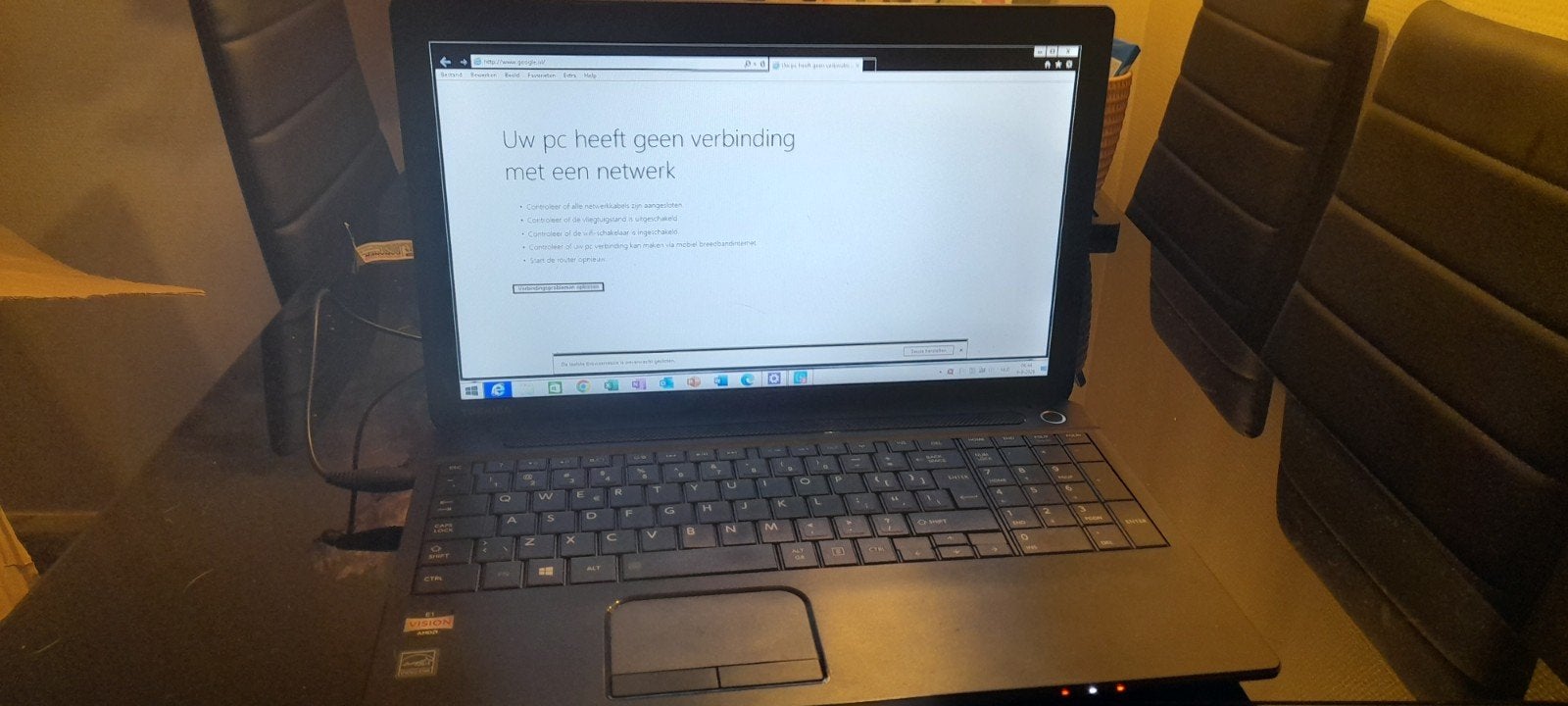 Toshiba Satellite C50D-A-10M Laptop - Gebruikt, Onbekend, Minder dan 4 GB, Onbekend, Ophalen of Verzenden