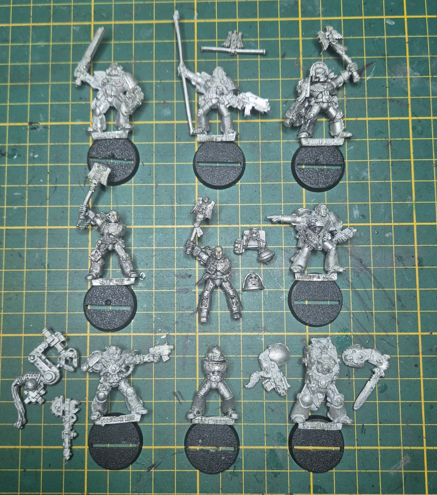 Warhammer 40K Vintage Metal Space Marine Models, Verzenden, Gebruikt, Warhammer 40000, Figuurtje(s)