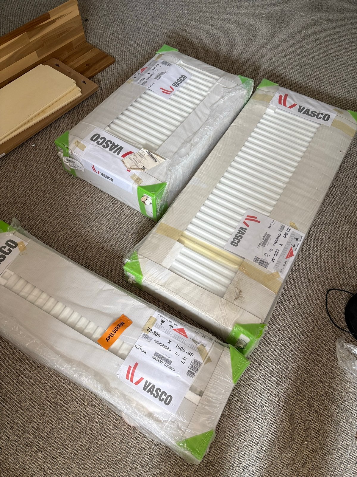 Nieuwe Vasco Flatline radiatoren (diverse maten), Ophalen, 30 tot 80 cm, Radiator, Nieuw