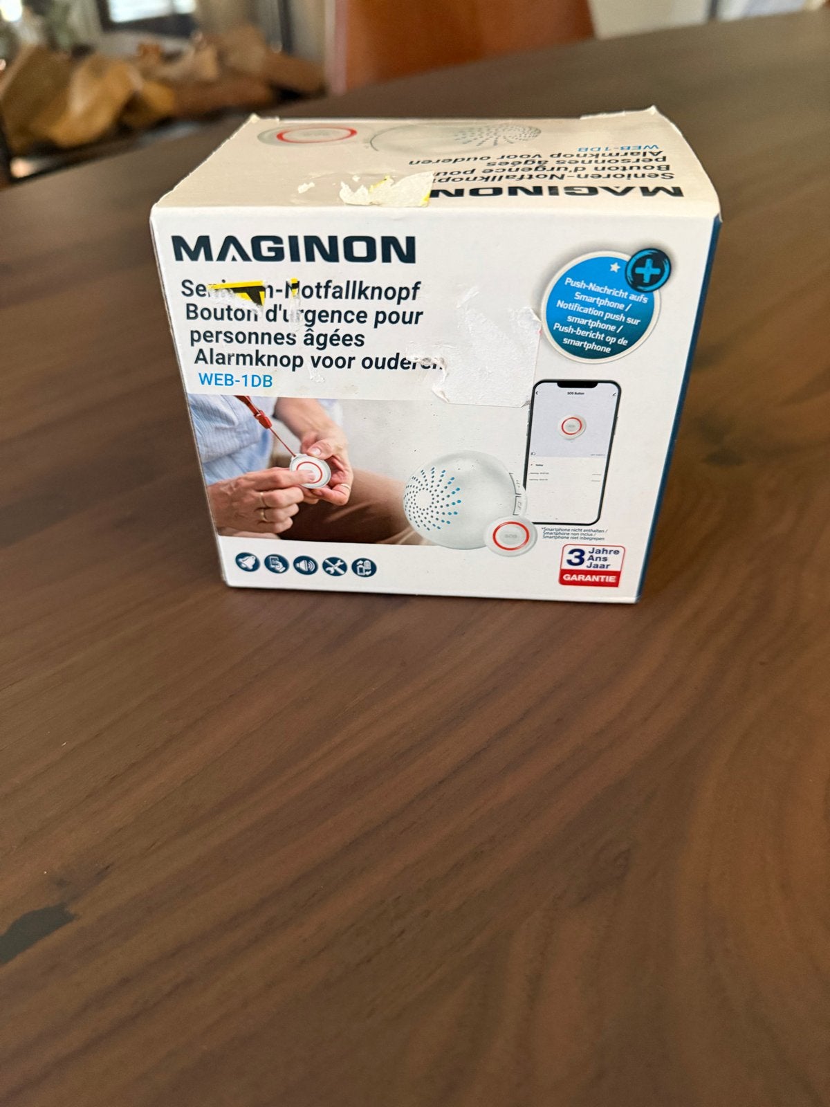 Nieuwe Maginon Alarmknop voor Ouderen - Noodhulp Snel, Ophalen, Nieuw