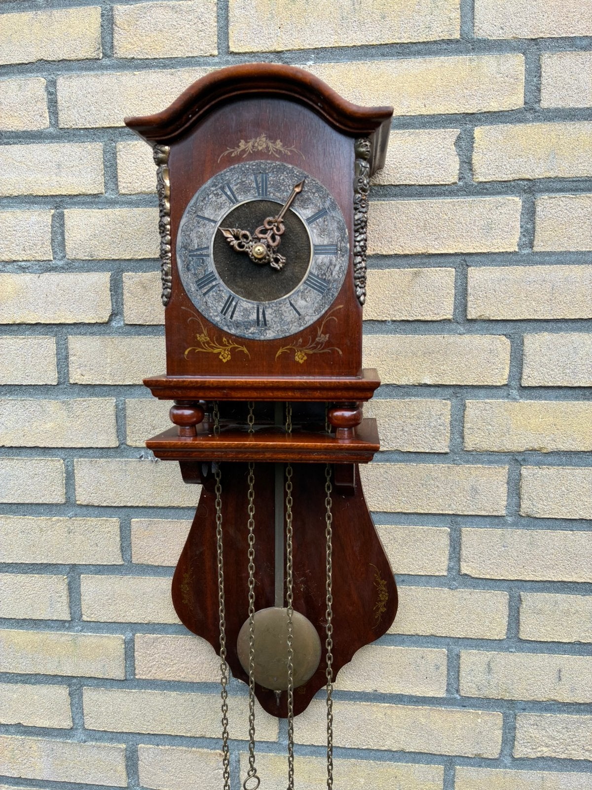 Oude Warmink wandklok voor de liefhebber, Ophalen of Verzenden