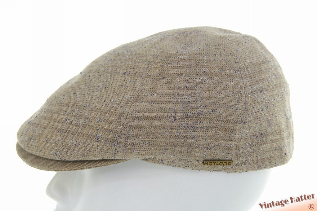 Platte pet Hatland Treco beige linnen mix 61 = XL nieuw, 60 cm (XL, 7½ inch) of meer, Nieuw, Ophalen of Verzenden, Pet