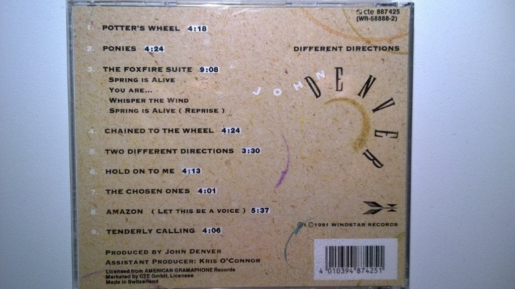 John Denver - Different Directions, Ophalen of Verzenden, Zo goed als nieuw