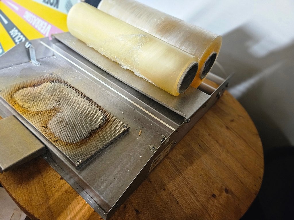 Hand inpak machine - seal, Ophalen, Gebruikt