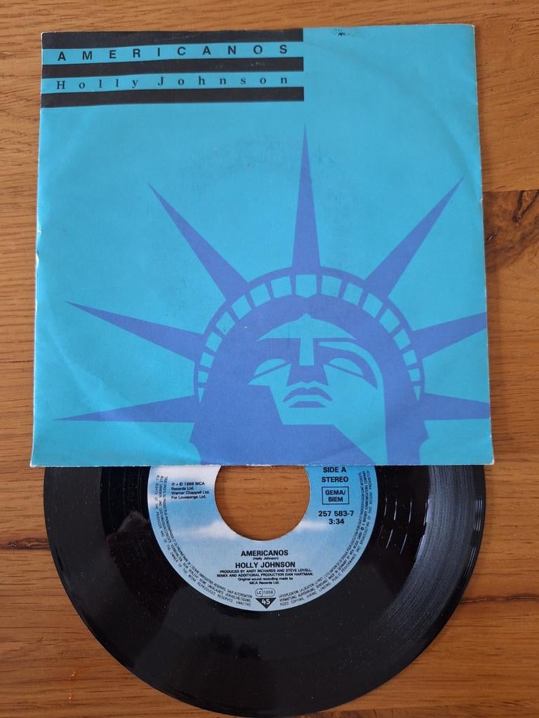 Holly Johnson - Americanos (Vinyl Single), Gebruikt, 7 inch, Ophalen of Verzenden, Pop