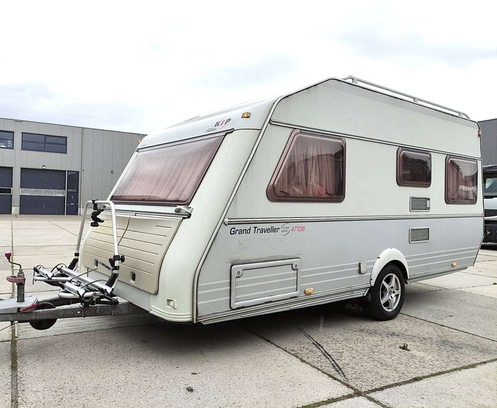 Kip Grand Traveller Cruise Edition 47 TDB/mover/voortent, Caravans en Kamperen, Caravans, Schokbreker, Rondzit, Kip, Bedrijf