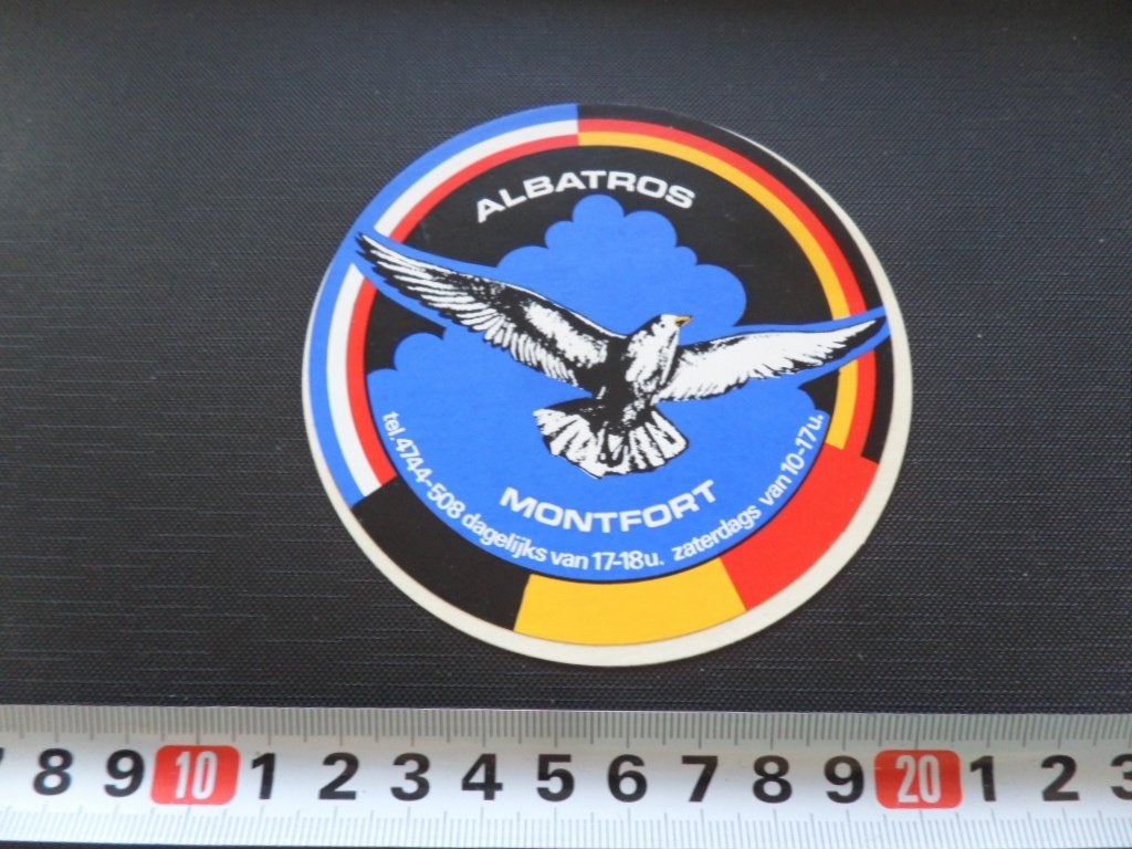 sticker montfort ALBATROS, Ophalen, Zo goed als nieuw