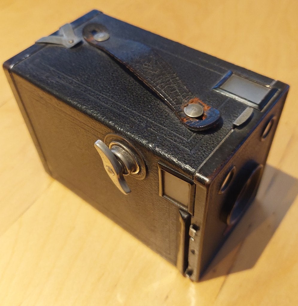 Antiek oude Agfa Box 54 Camera Rond 1930, Ophalen, Compact, Overige Merken