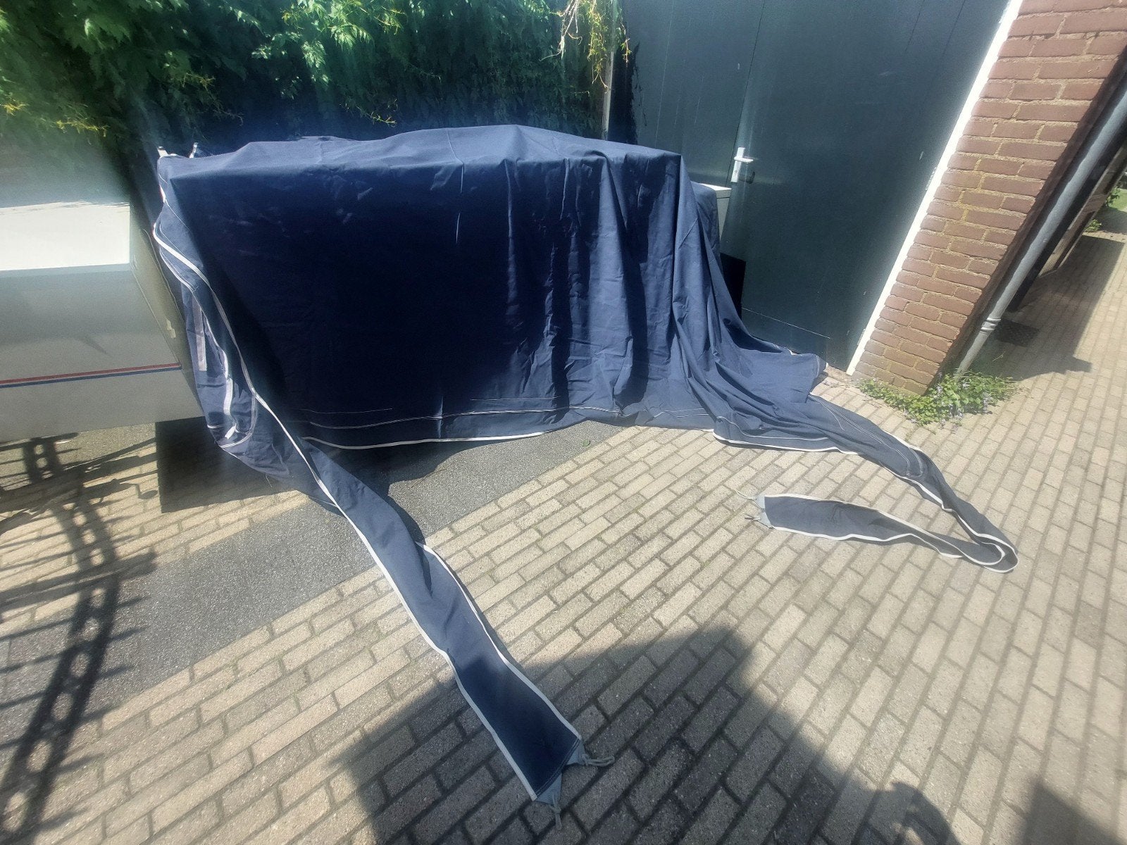 Blauwe luifel voor Roadmaster vouwwagen., Ophalen of Verzenden