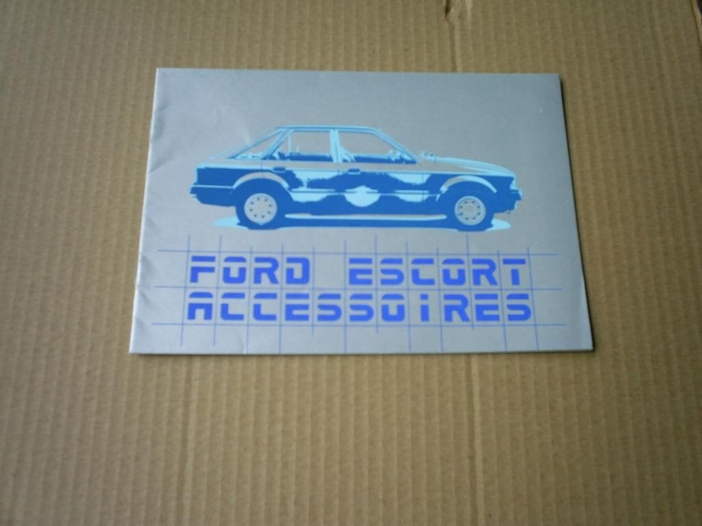 Ford Escort Accessoires 9 / 1980 12 pag., Verzenden, Zo goed als nieuw, Ford