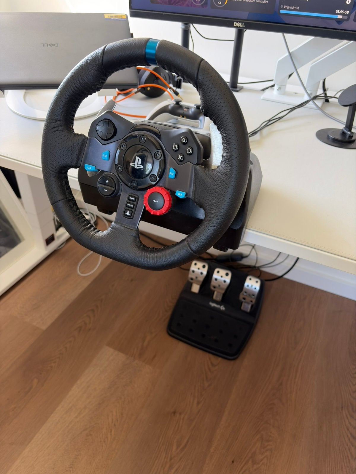 Logitech G29 sim racing stuur en pedalen - voor PS5, Ophalen, Zo goed als nieuw, Stuur of Pedalen, PlayStation 3