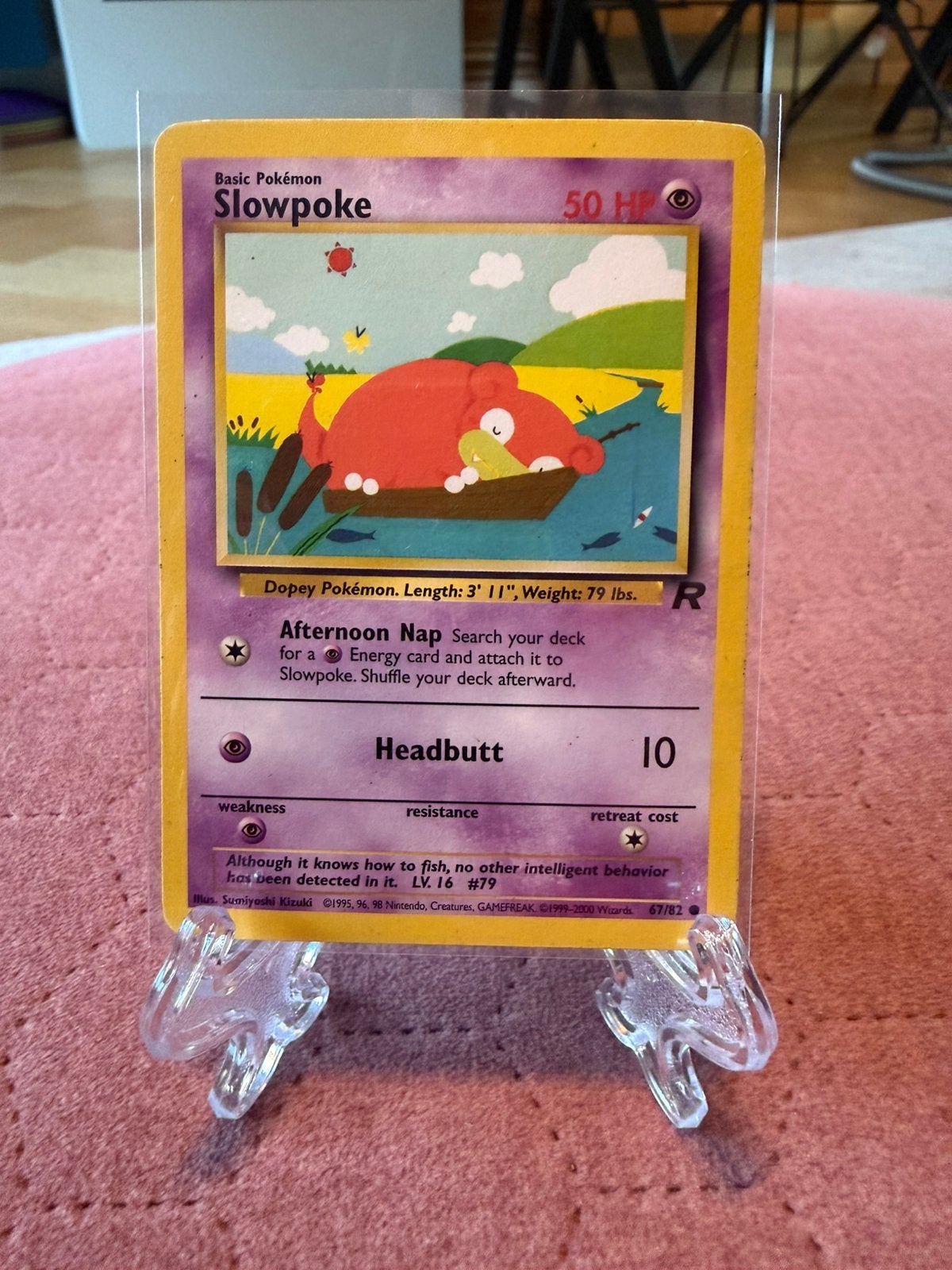 Slowpoke TR67/82 Team Rocket (NM/EX+), Ophalen of Verzenden, Zo goed als nieuw, Losse kaart
