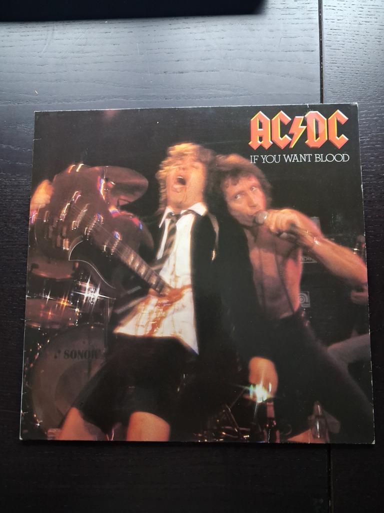 AC/DC - If You Want Blood You've Got It (LP), Cd's en Dvd's, Vinyl | Hardrock en Metal, Ophalen of Verzenden, 1970 - 1979, Gebruikt