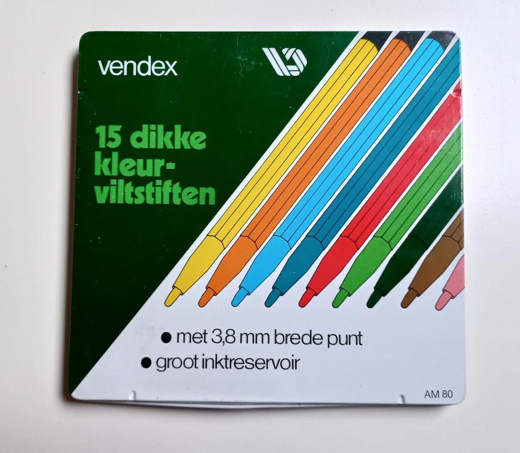 Stiftendoos Vendex, leeg, blik, Ophalen, Overige typen