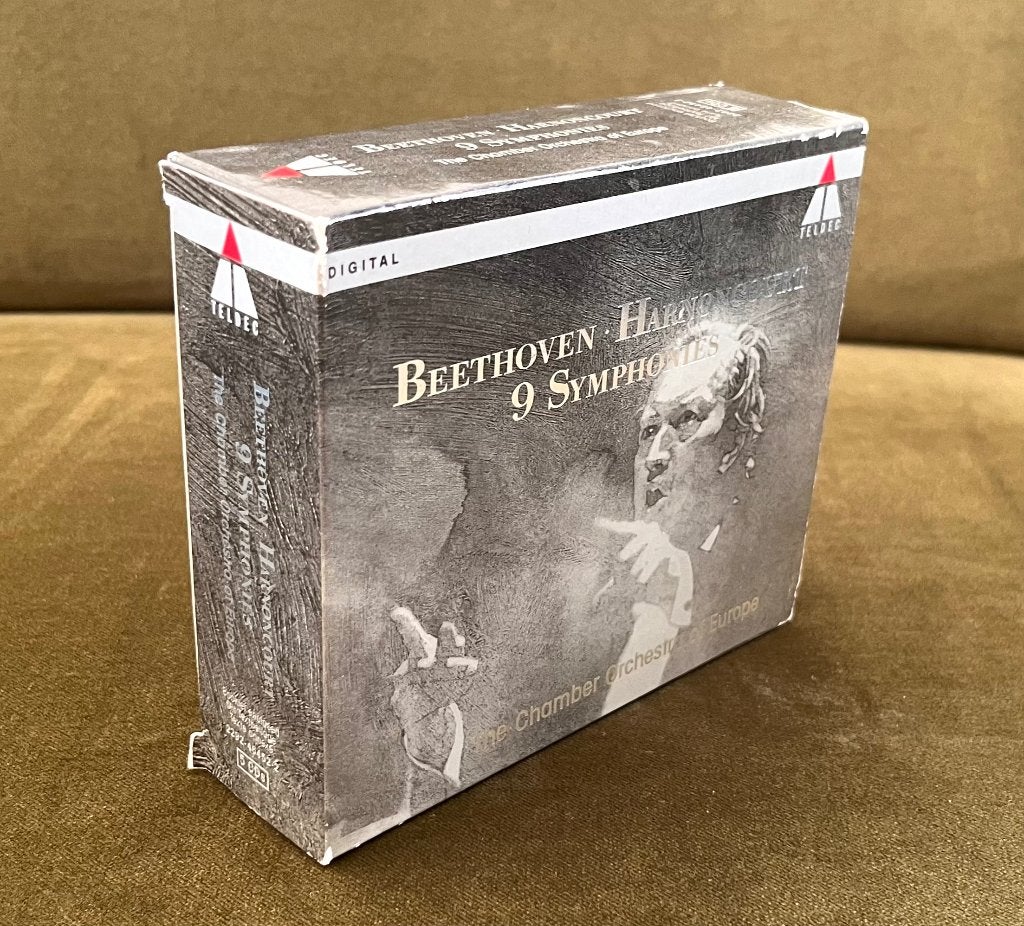 Beethoven: The 9 Symphonies - Harnoncourt, Boxset, Ophalen of Verzenden, Zo goed als nieuw, Classicisme