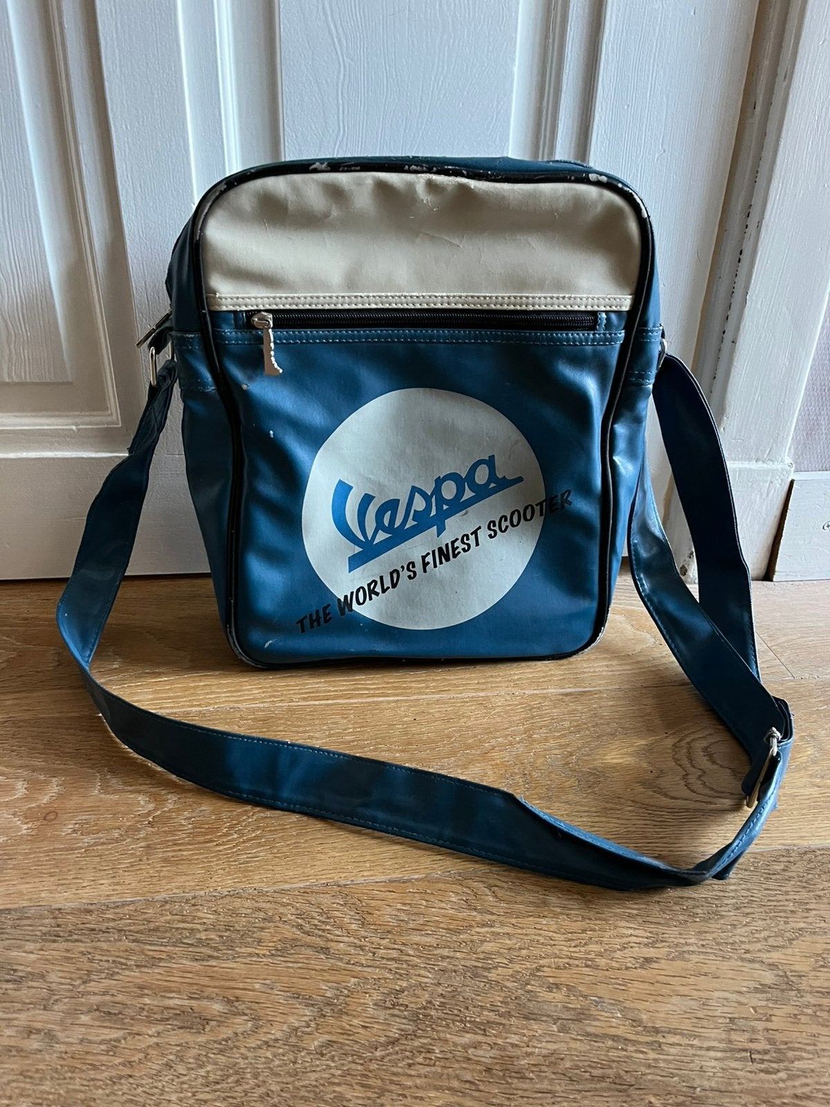 Schoudertas Vespa, Ophalen of Verzenden, Gebruikt, Blauw, Overige merken