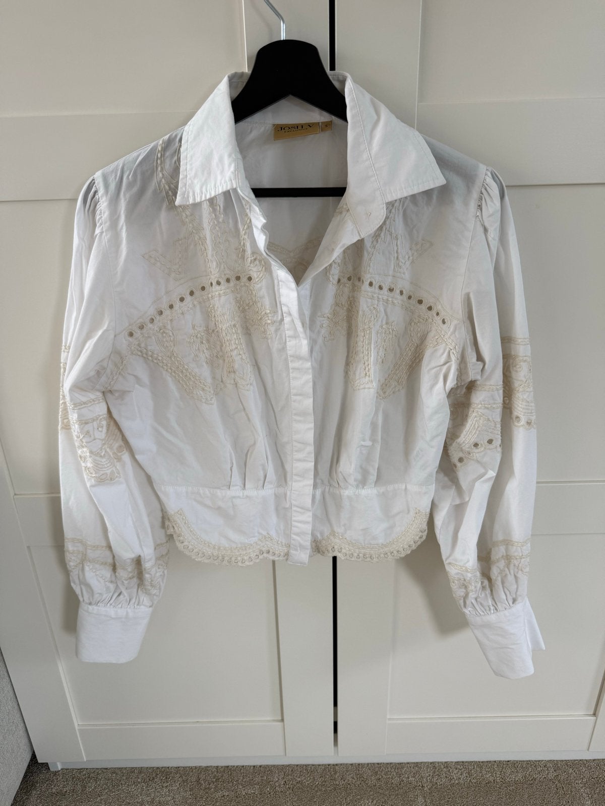 Josh V blouse maat S, ZGAN!, Ophalen of Verzenden, Zo goed als nieuw, Maat 36 (S), Wit