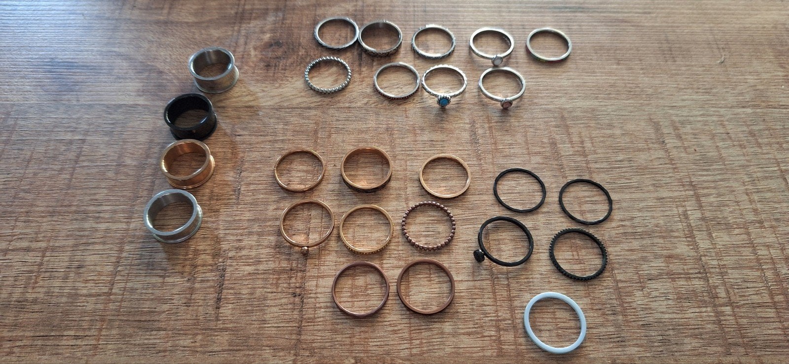 ixxxi ringen, Verzenden, 18 tot 19, Zilver, Dame