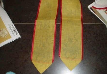 borduren kerst lindhorst oker, Verzenden, Nieuw, Patroon