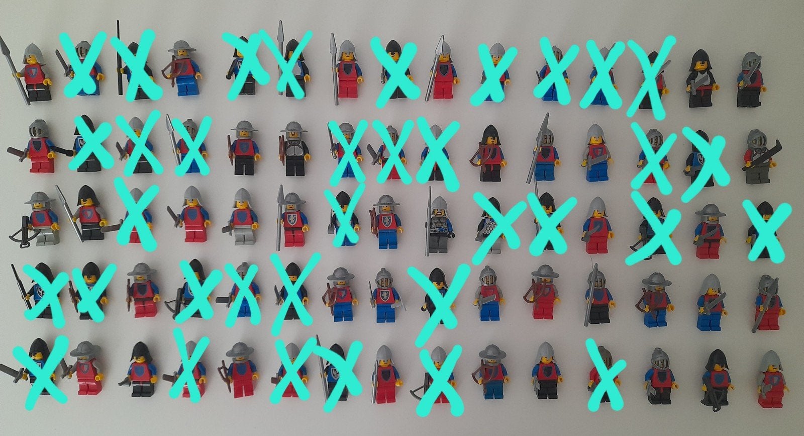 Lego Ridders | Uitzoeken €4,50 per stuk, Ophalen of Verzenden, Zo goed als nieuw