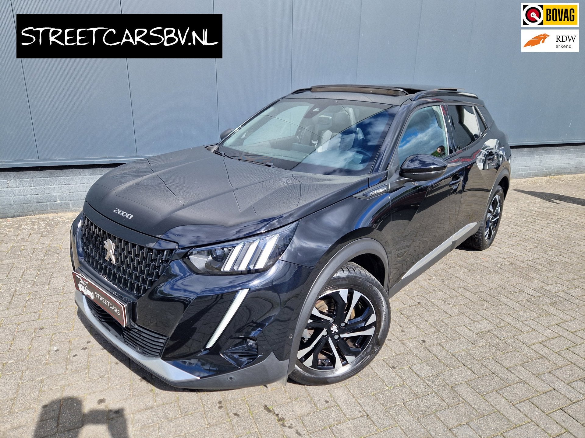 Peugeot 2008 1.5 BlueHDi AUT GT Line 130PK /I cockpit /Pano, 12 maanden, Gebruikt, Zwart, 4 cilinders