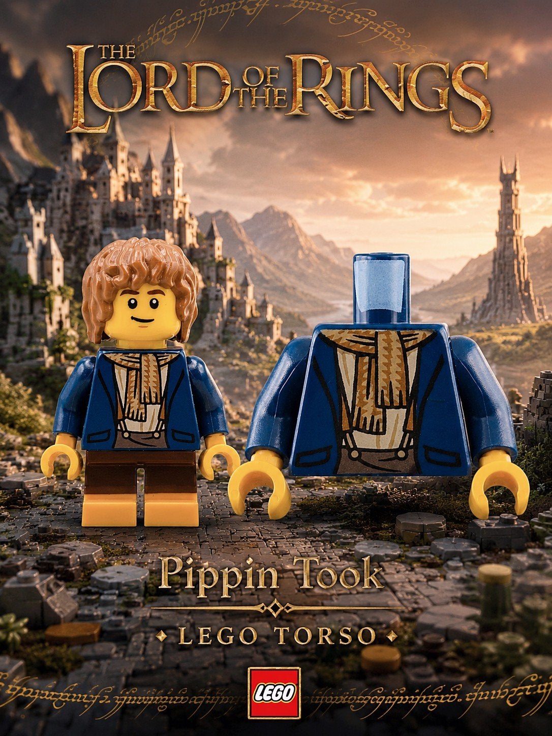 LEGO The Lord of the Rings Torso - Pippin - Nieuw, Ophalen of Verzenden, Nieuw