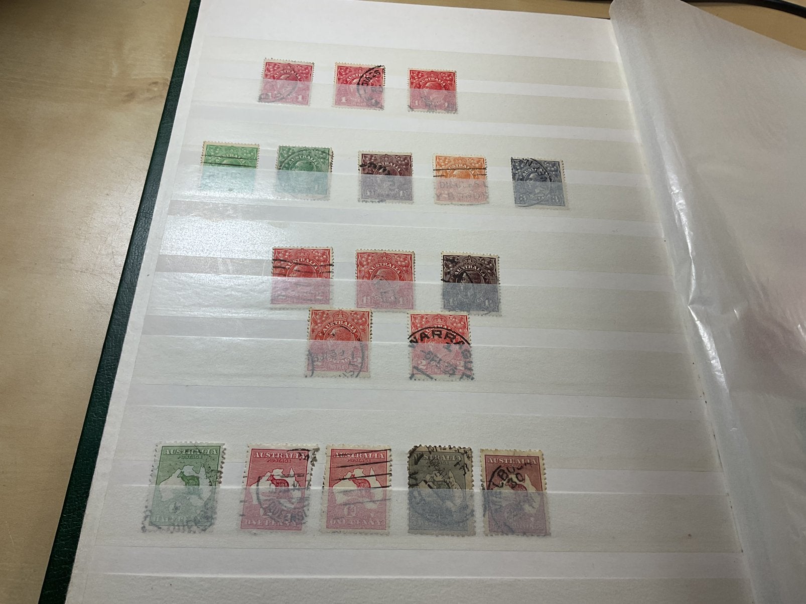 Stockboek Australie, Postzegels en Munten, Ophalen of Verzenden, Buitenland