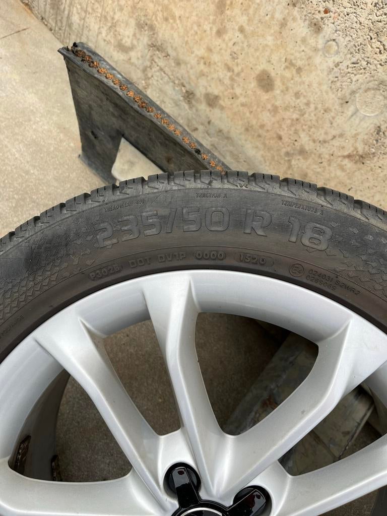 Audi velgen 18 inch met vredenstein all season band, Auto-onderdelen, Banden en Velgen, Ophalen, 18 inch, Gebruikt, Banden en Velgen