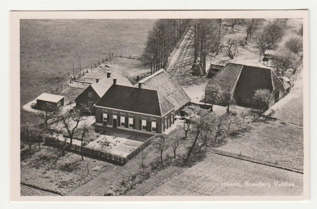 Haarlo (bij Borculo en Eibergen) - Boerderij Veldink, Ophalen of Verzenden, 1940 tot 1960, Ongelopen, Gelderland