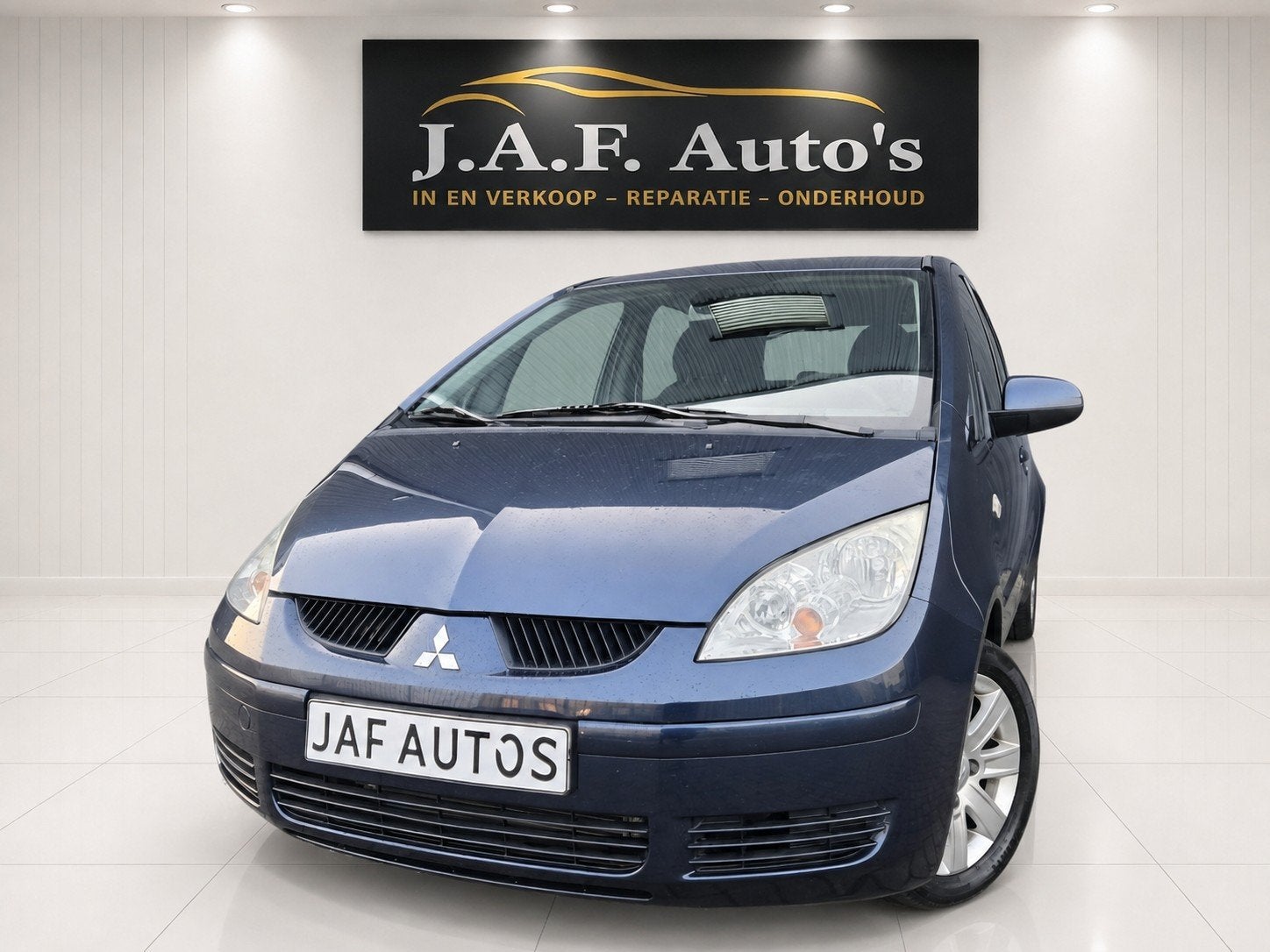 Mitsubishi Colt 1.3 Airco 5drs zuinig lage km  nw apk!!, Auto's, 31 €/maand, Blauw, Colt, Origineel Nederlands